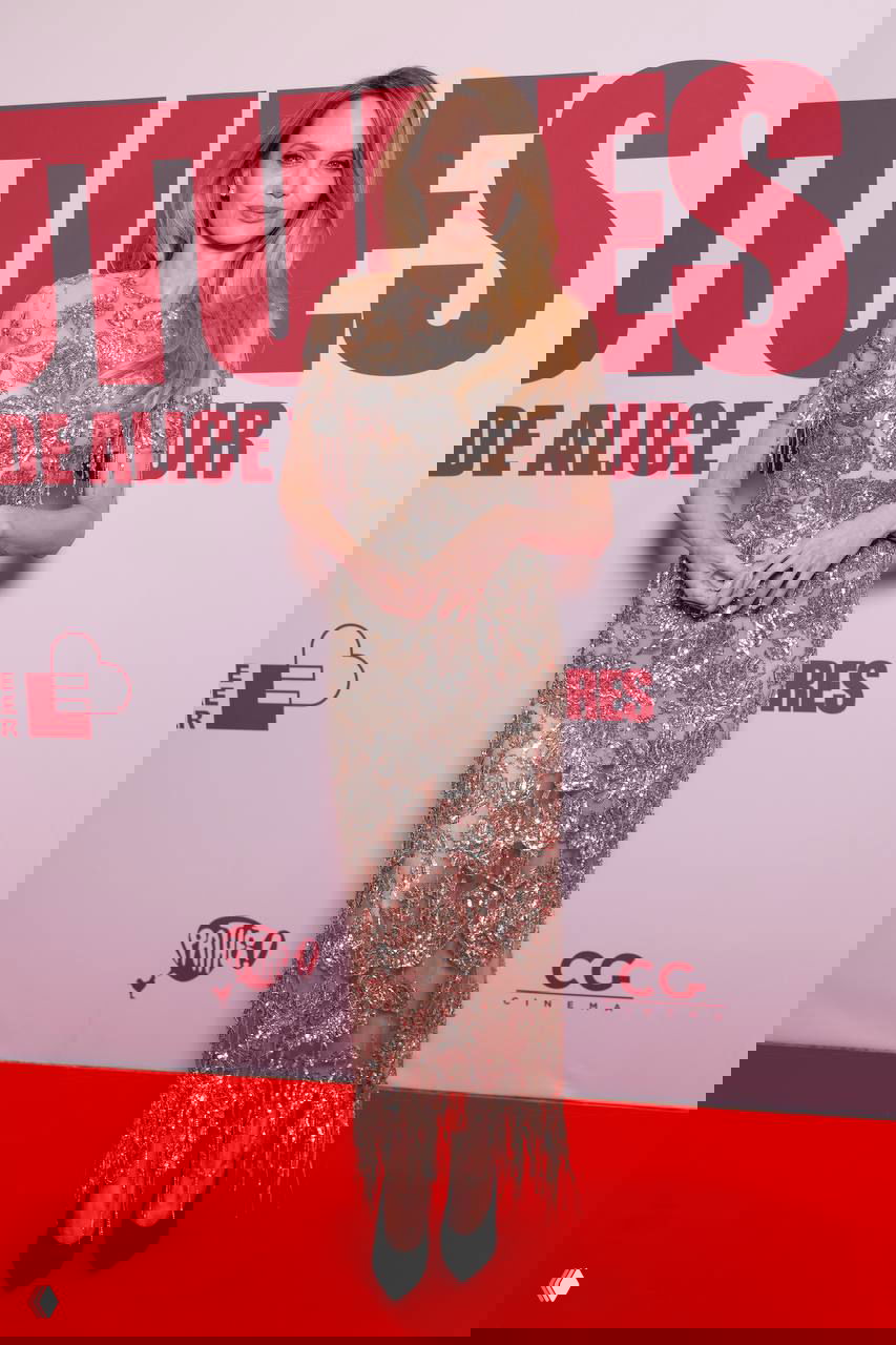 Анджелина Джоли на парижской премьере фильма «Кутюр»