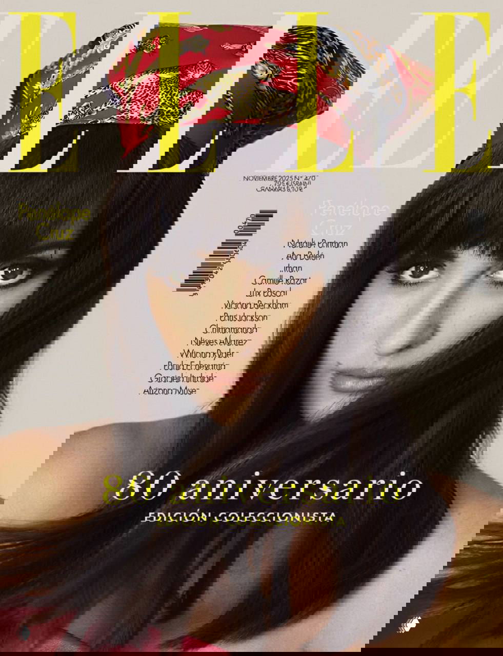 Пенелопа Крус на обложке юбилейного ELLE