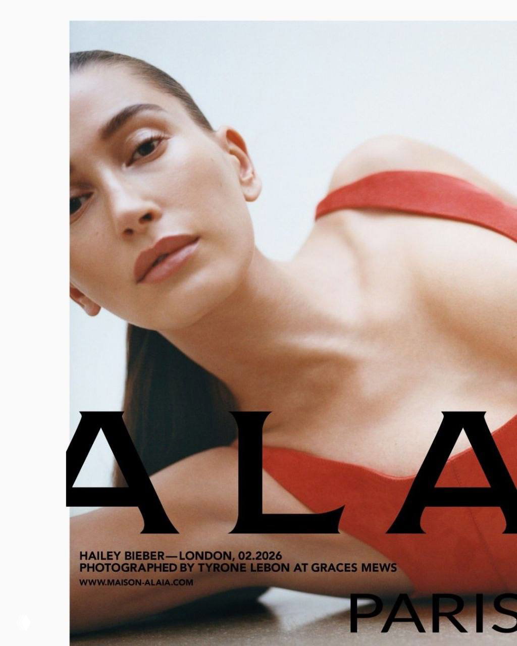 Хейли Бибер — лицо новой кампании Alaïa