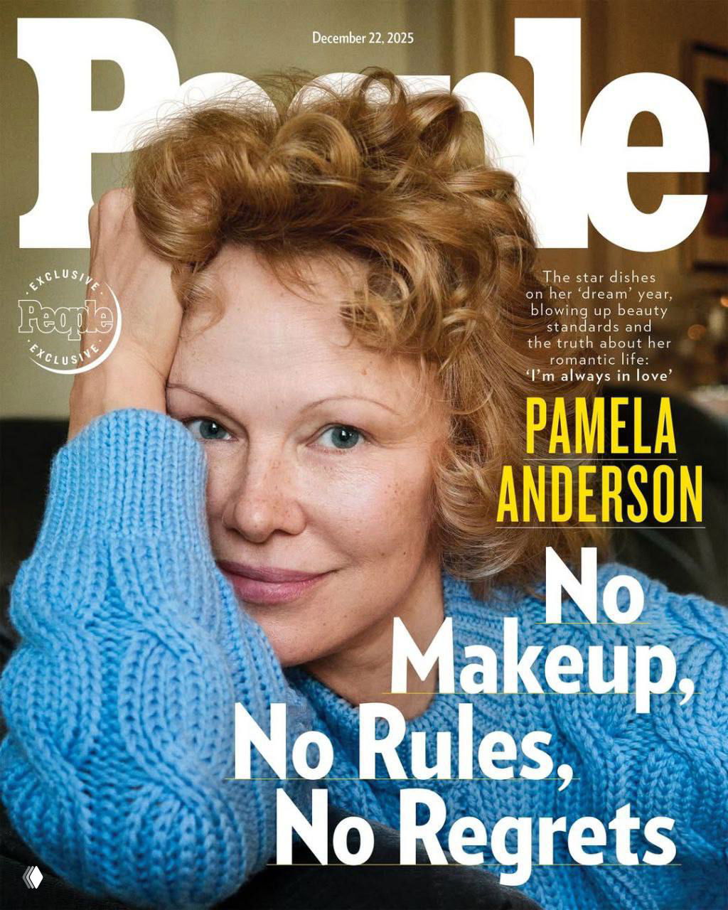 Памела Андерсон для нового выпуска People