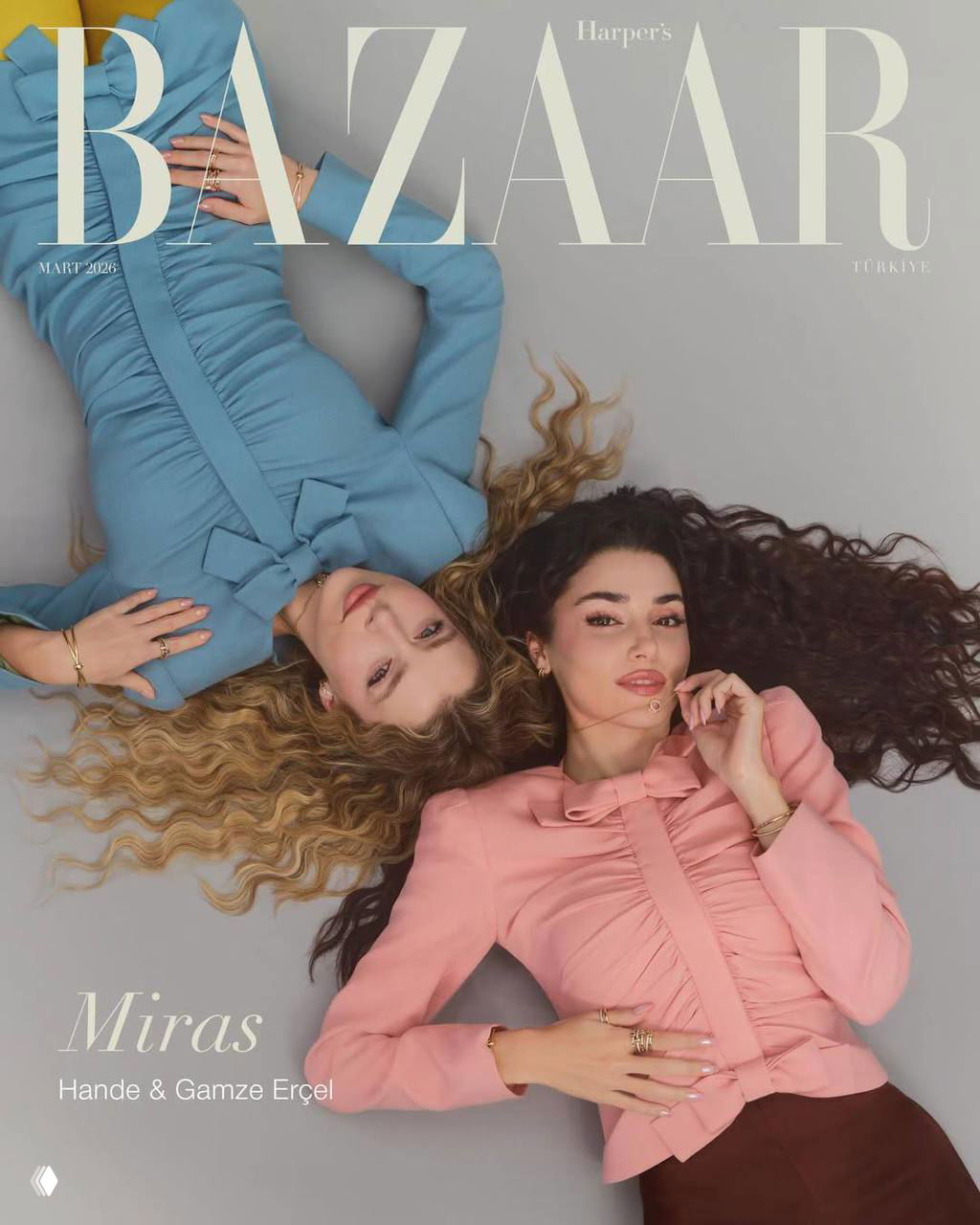 Ханде Эрчел и сестра в новом Harper’s Bazaar