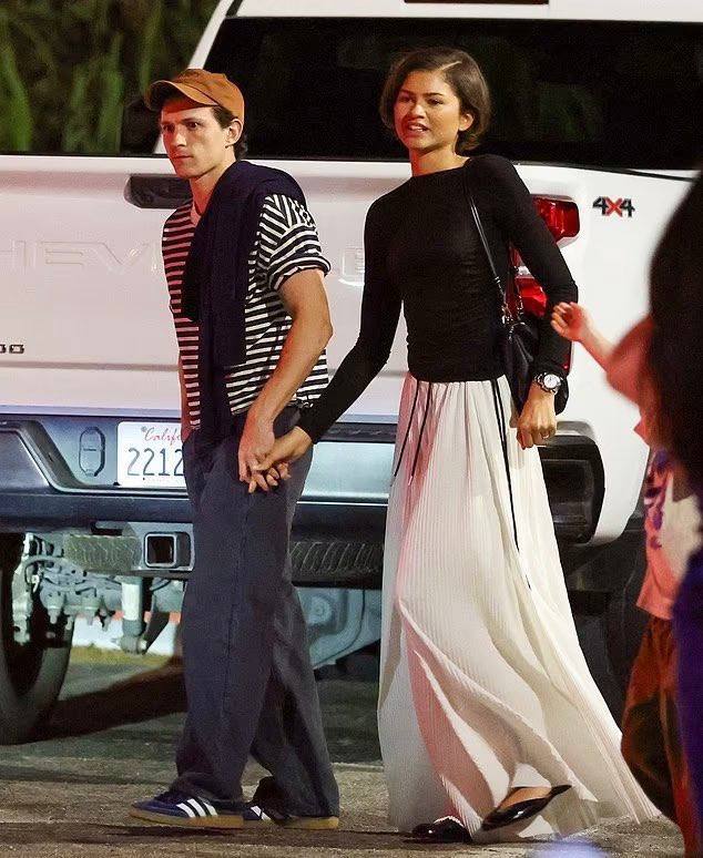 Зендея и Том Холланд на ужине в Лос‑Анджелесе