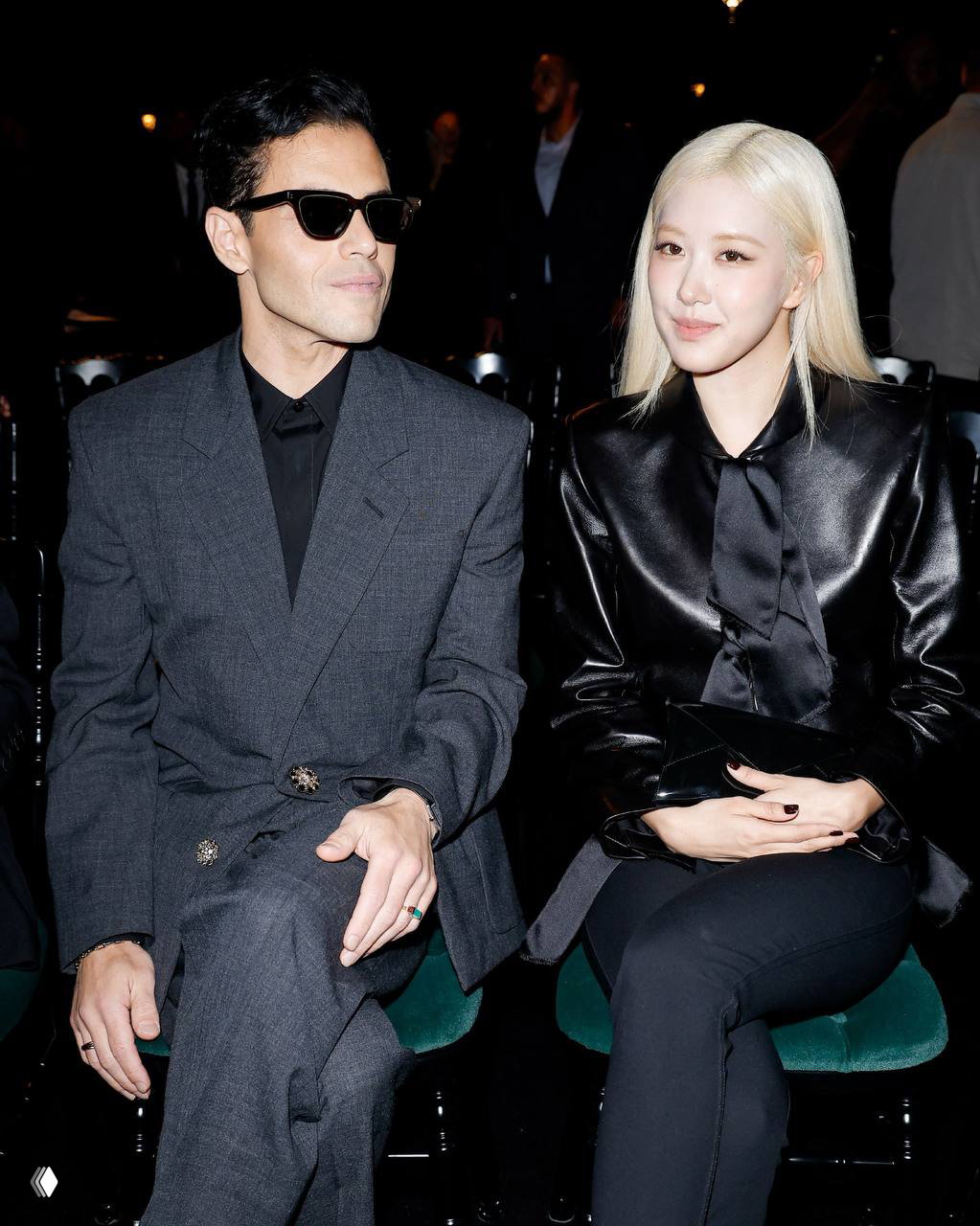Фронт-роу Saint Laurent в Париже