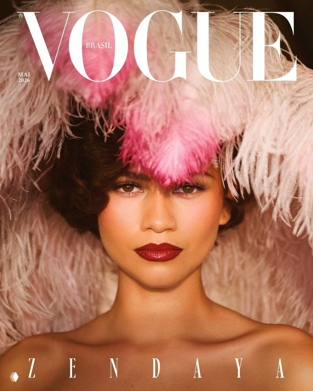 Зендея на обложке бразильского Vogue