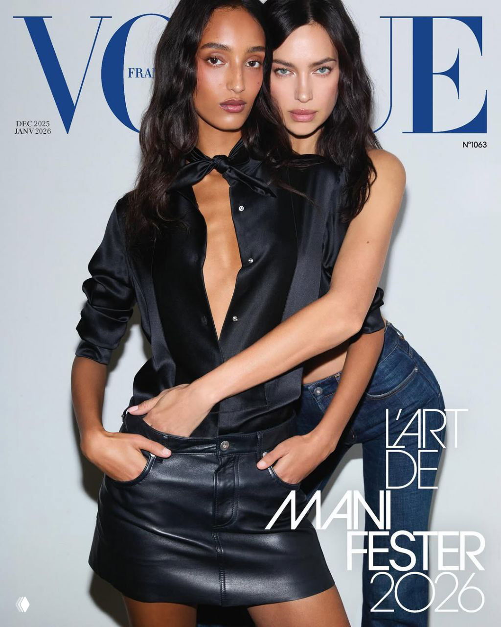 Бэкстейдж Vogue France: Ирина Шейк и Мона Тугаард