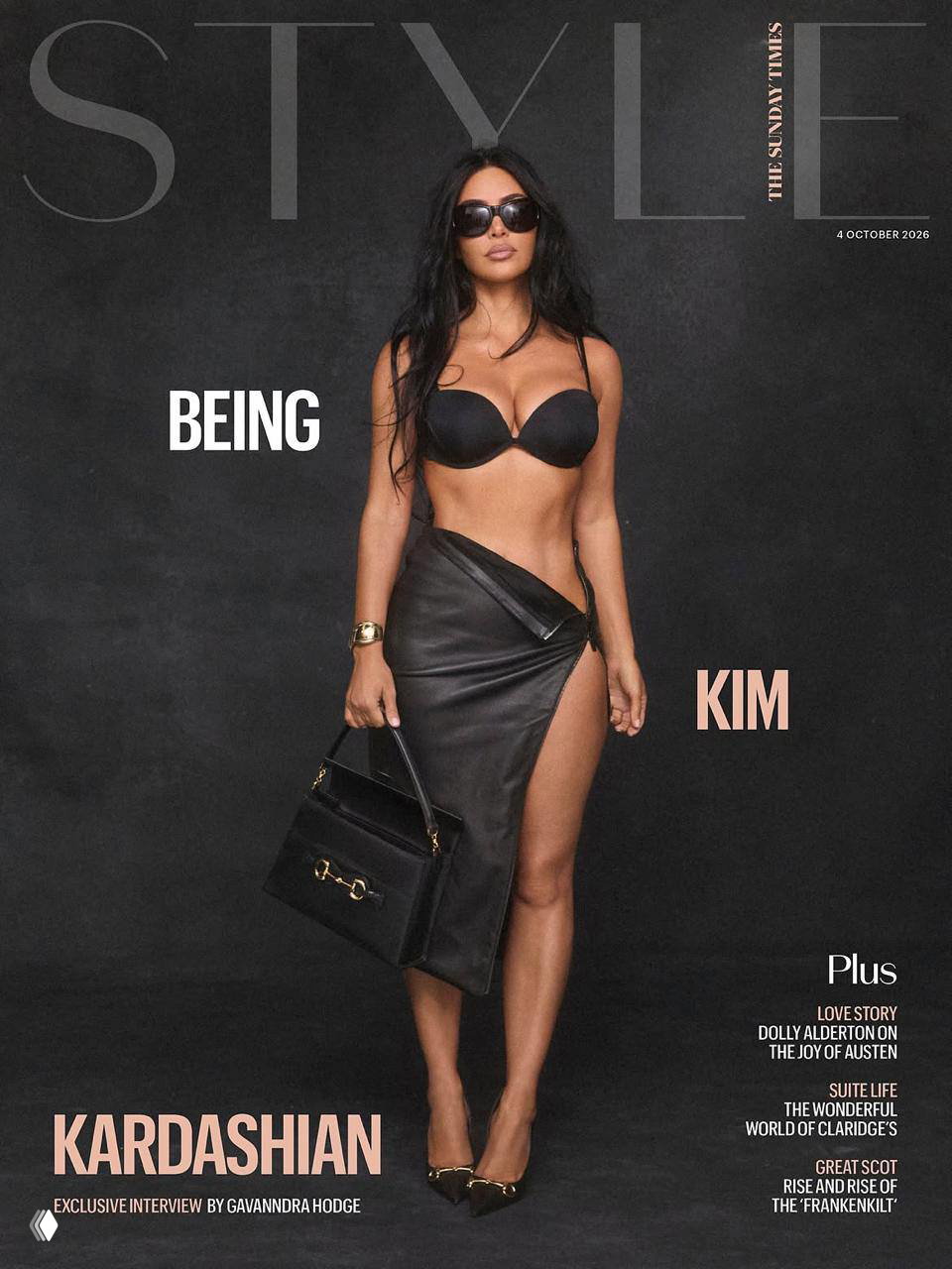 Ким Кардашьян в The Sunday Times Style