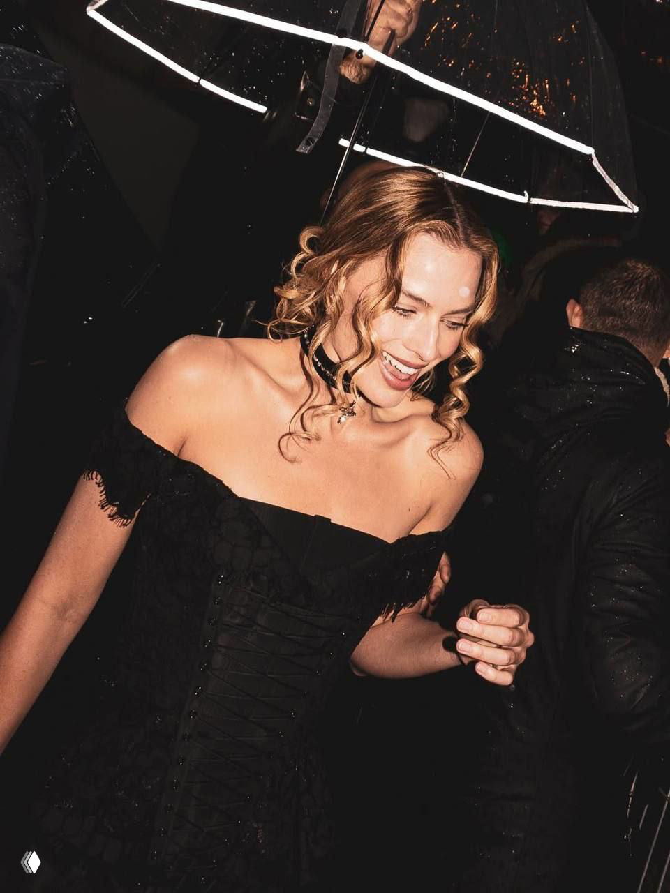 Марго Робби и Джейкоб Элорди на афтепати в Париже