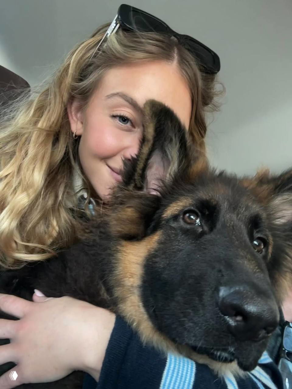 Сидни Суини и её овчарка Салли