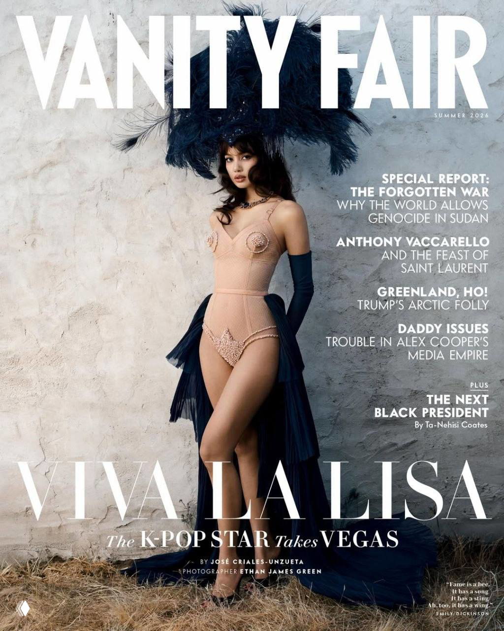 Лиса из BLACKPINK в съемке для Vanity Fair