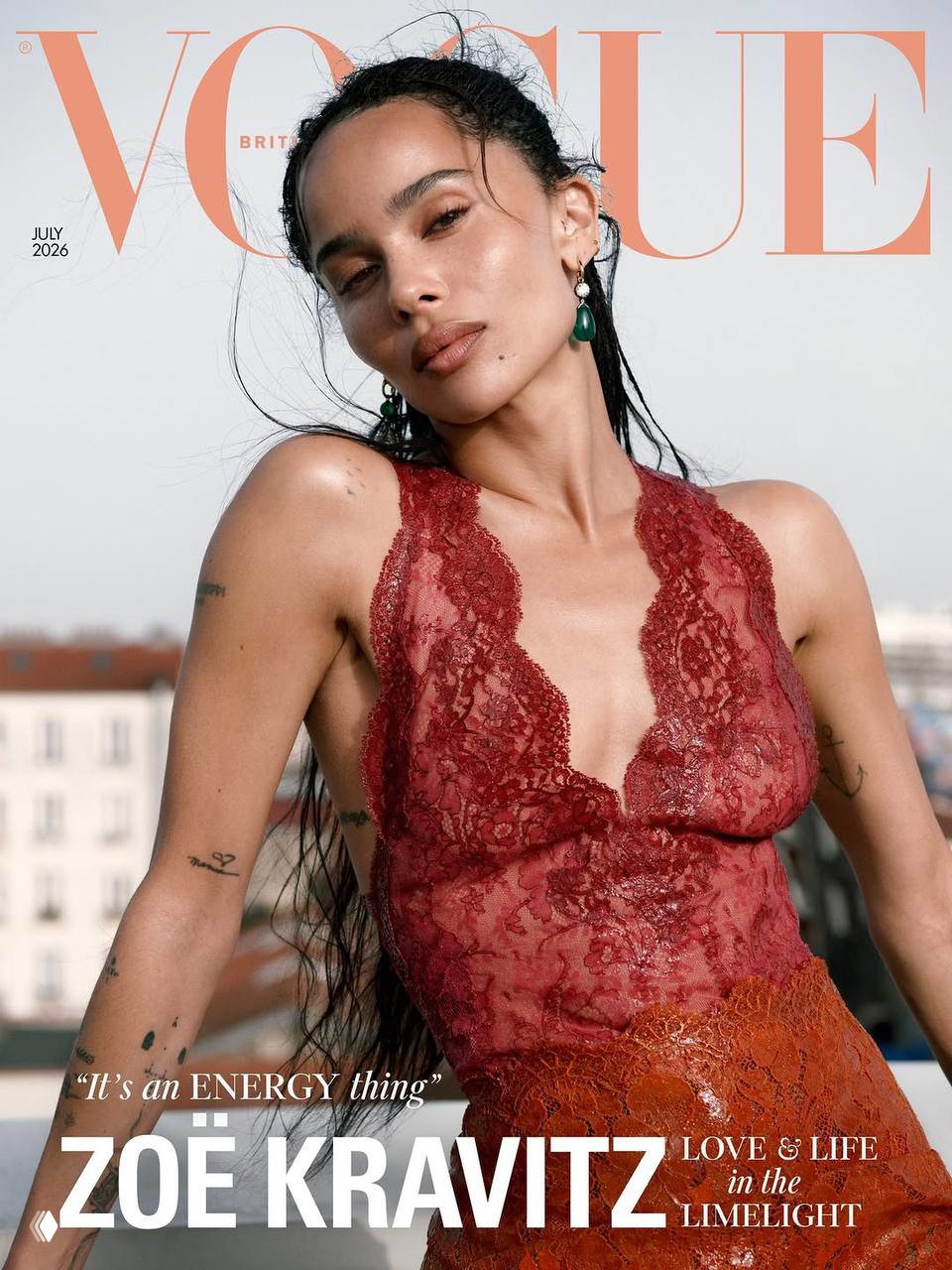 Зои Кравец снялась для британского Vogue!