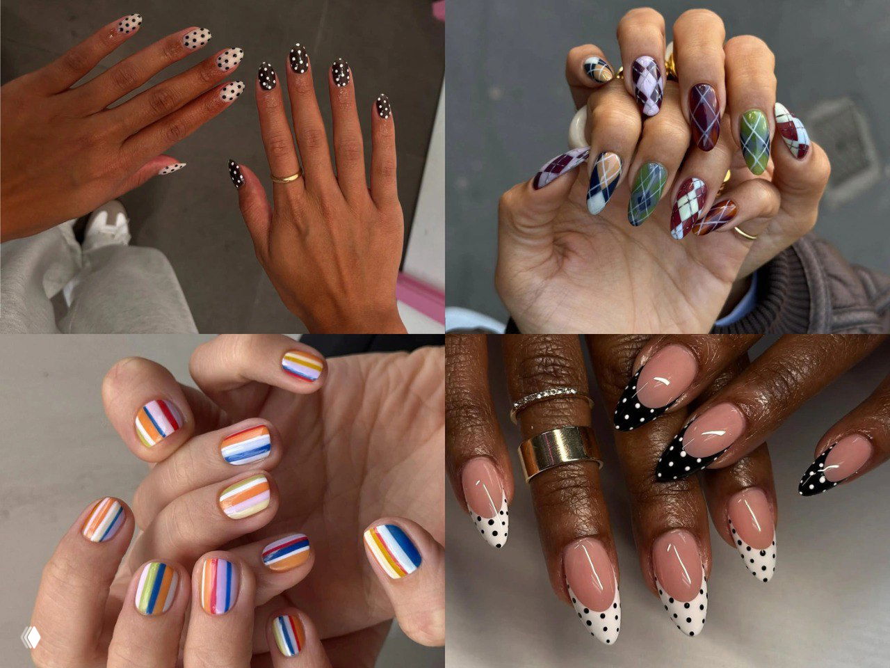 Тренды маникюра: принты из одежды