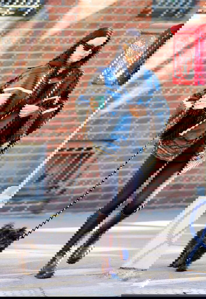 Даже выходы на прогулку с собакой должны быть стильными!