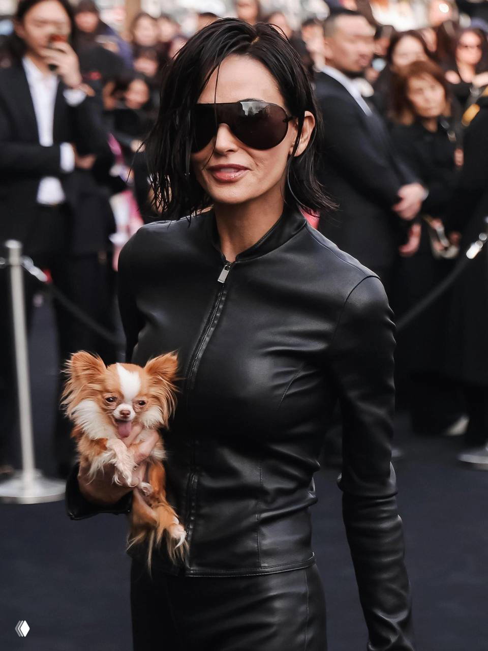 Показная фотография с укороченным бобом и мягкой текстурой, вид в полный рост: лёгкая небрежность и естественный объём у корней.