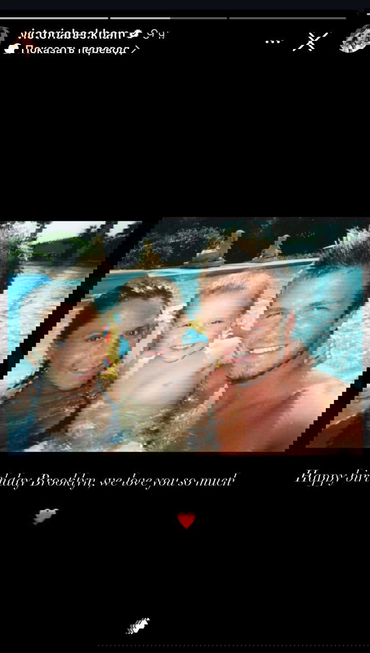 Дэвид и Виктория Бекхэм поздравили Бруклина