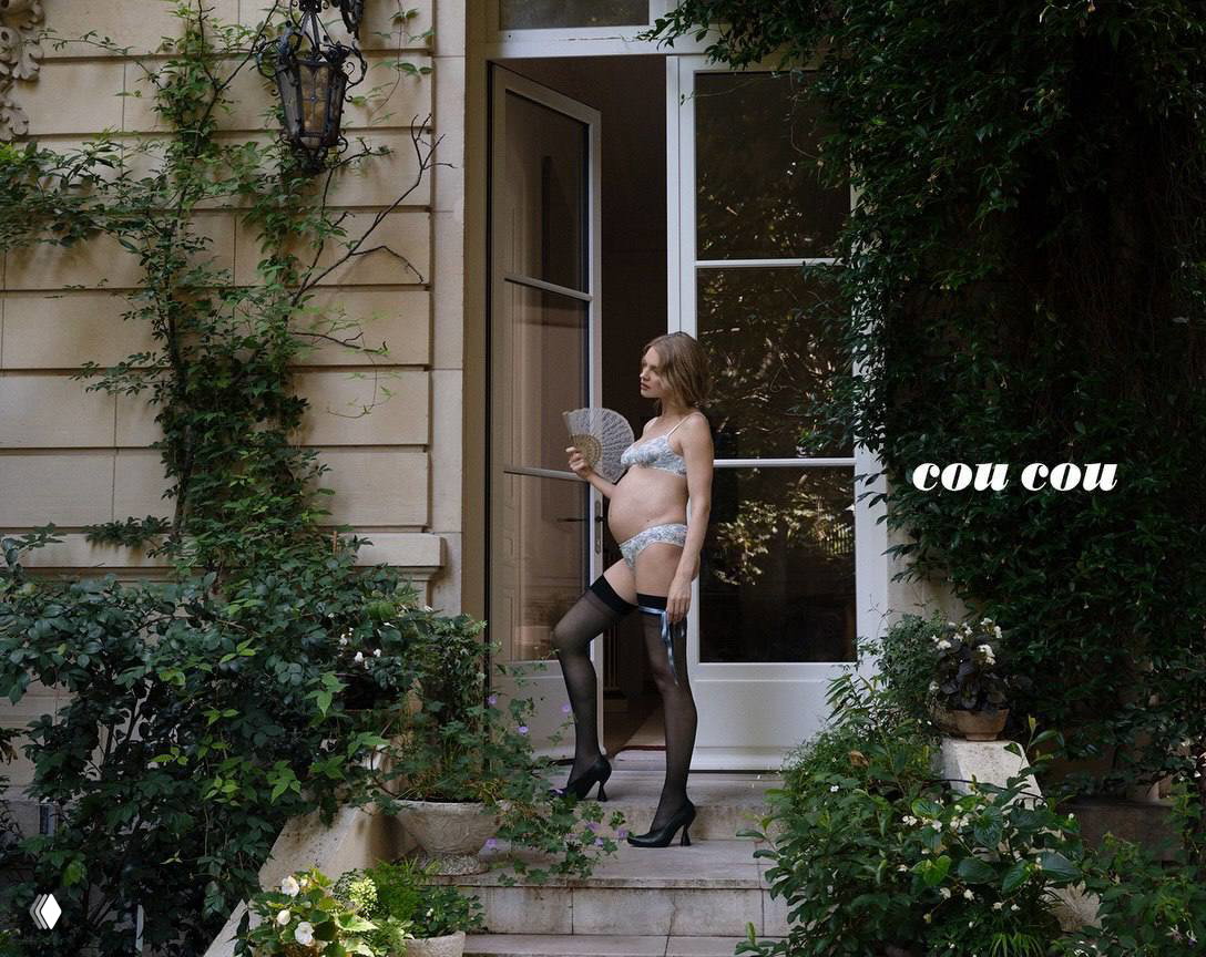 Наталья Водянова в кампейне Cou Cou Intimates