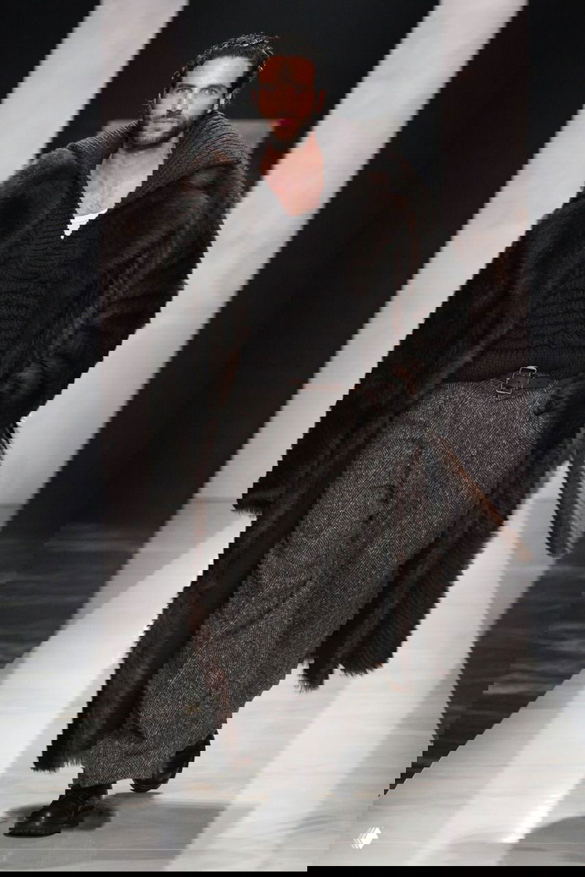 Показ Gucci в Милане: мужские образы осени