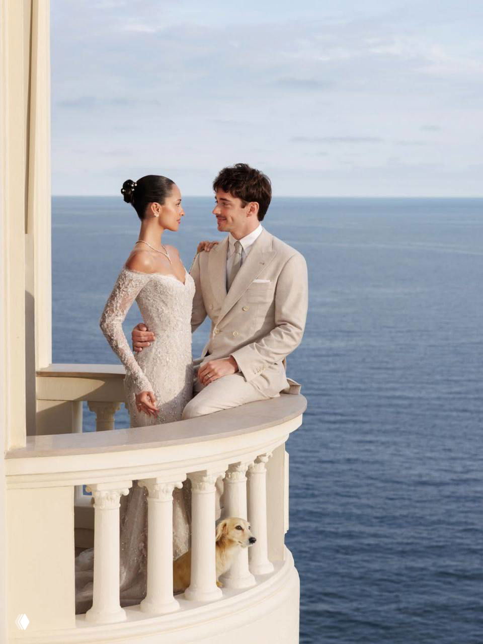 Свадьба Шарля Леклера и Александры Сен‑Мле в Монако