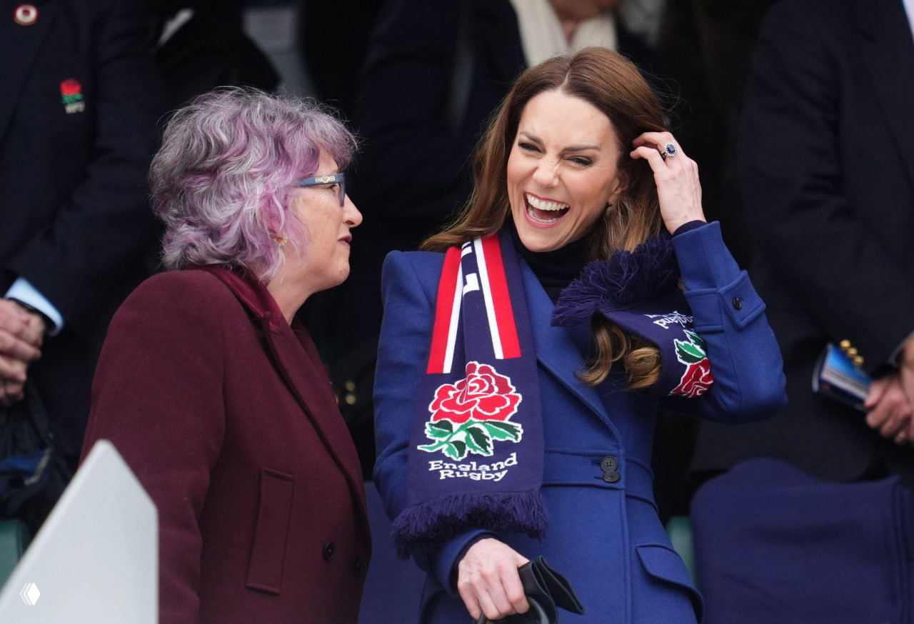 Принцесса Уэльская на матче Англия — Ирландия