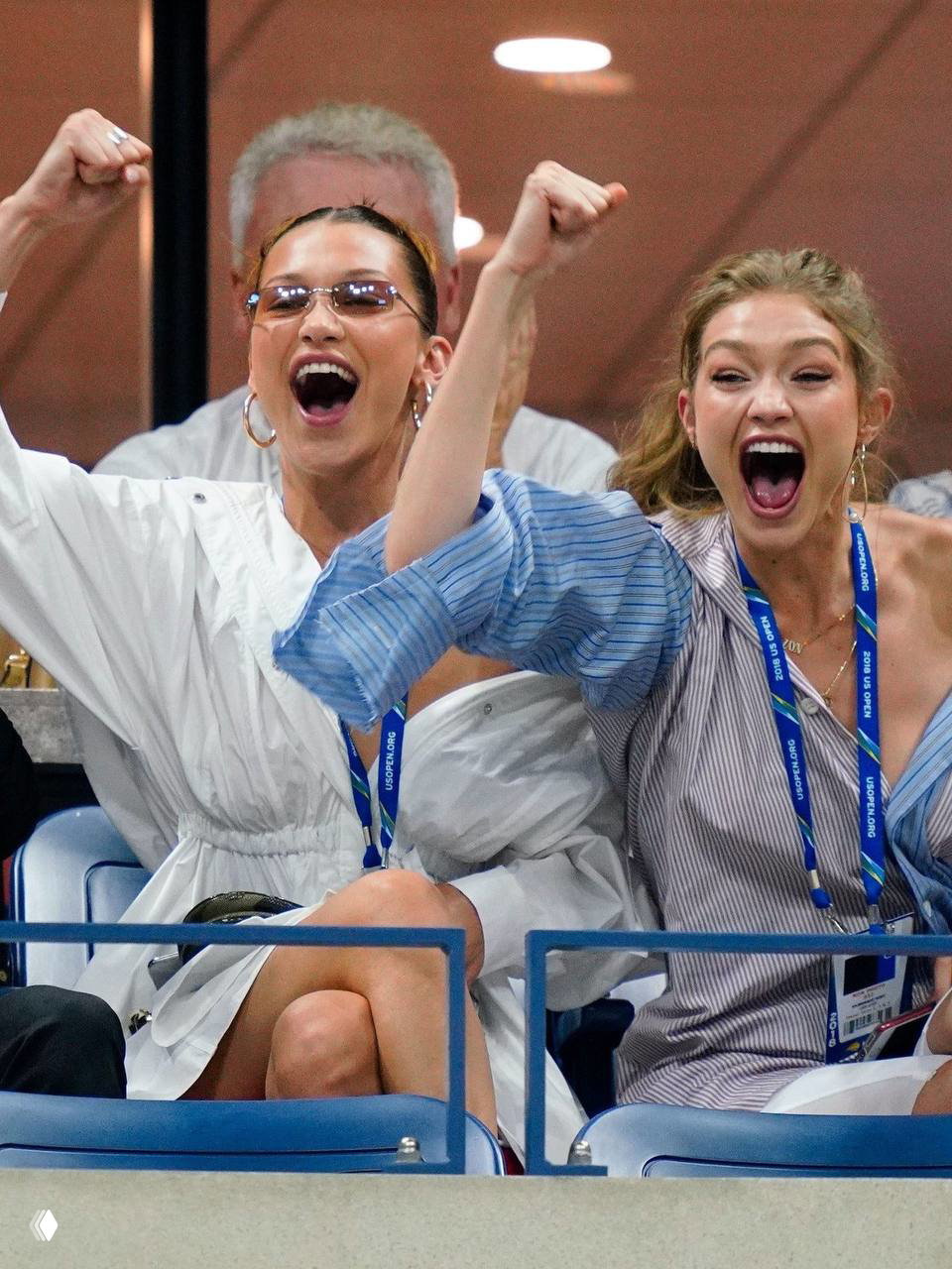 Белла и Джиджи Хадид на US Open
