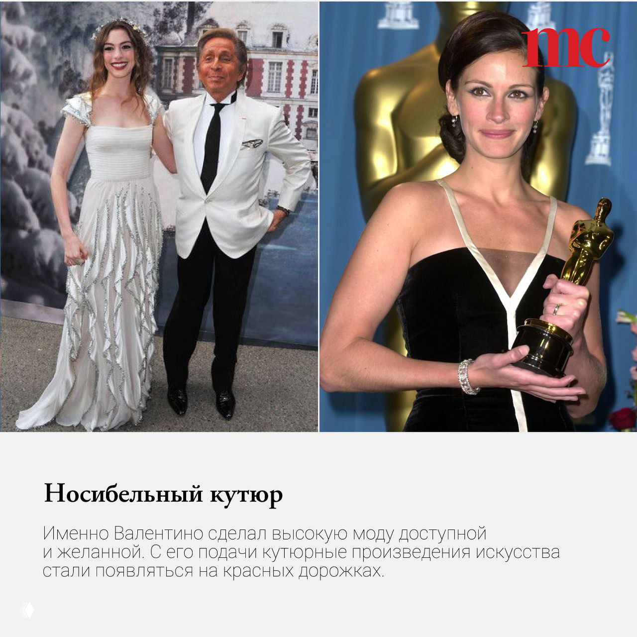 Валентино рядом с гостьями и актрисами — кадры с красных дорожек и церемоний, демонстрация влияния бренда среди знаменитостей.