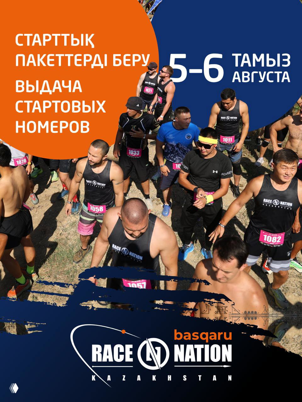 Выдача стартовых пакетов Basqaru Race Nation 5–6 августа