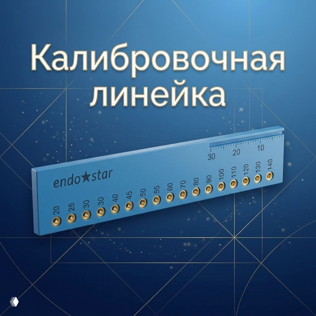 Калибровочная линейка для гуттаперчи