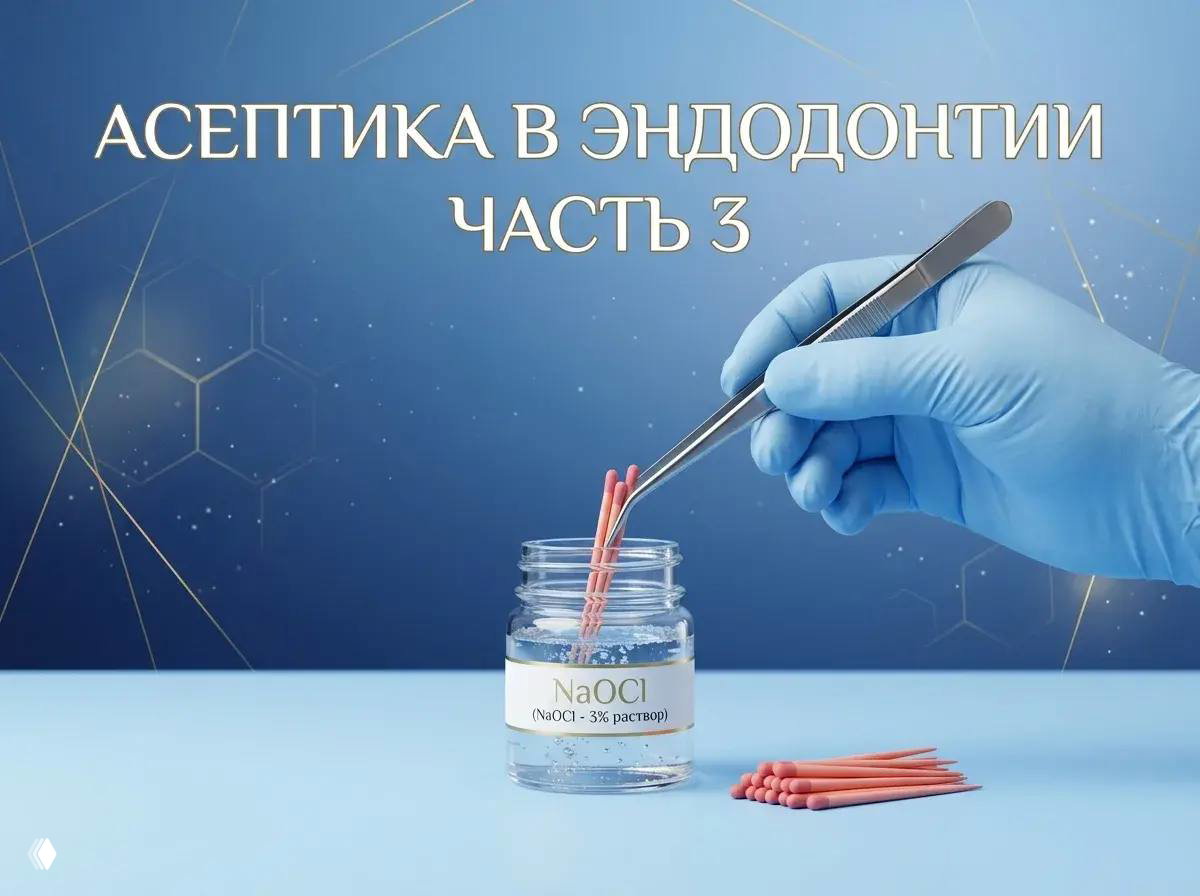🔬 Гуттаперча из упаковки — не значит стерильная!