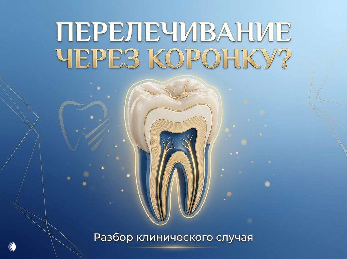 Перелечивание через коронку: клинические риски