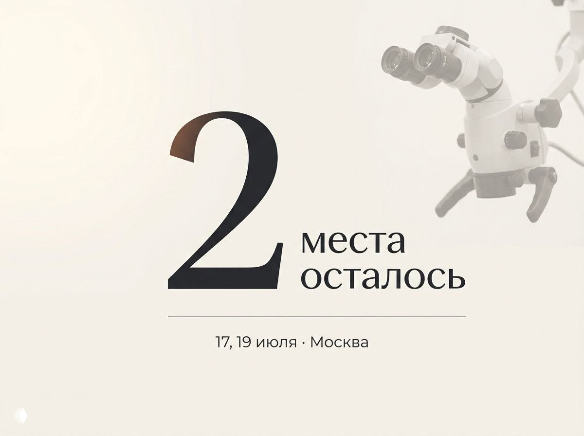 10 дней — 2 места: 17 и 19 июля (Москва)