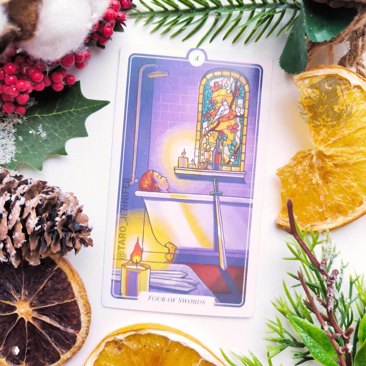 Карта дня. Суббота — 4 Мечей.