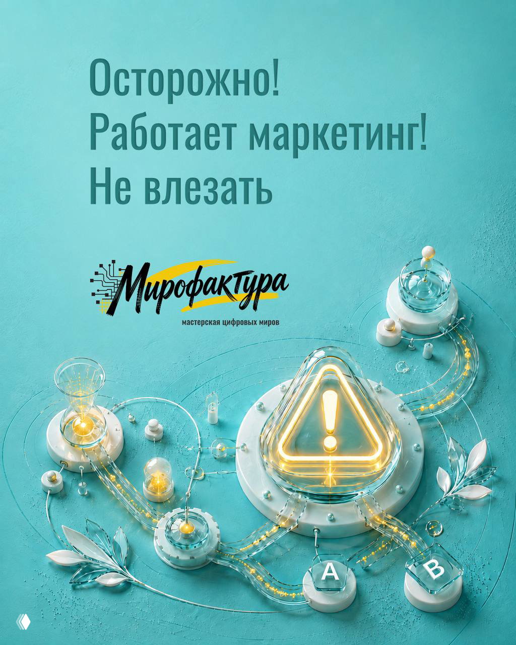 Осторожно! Работает маркетинг! Не влезать