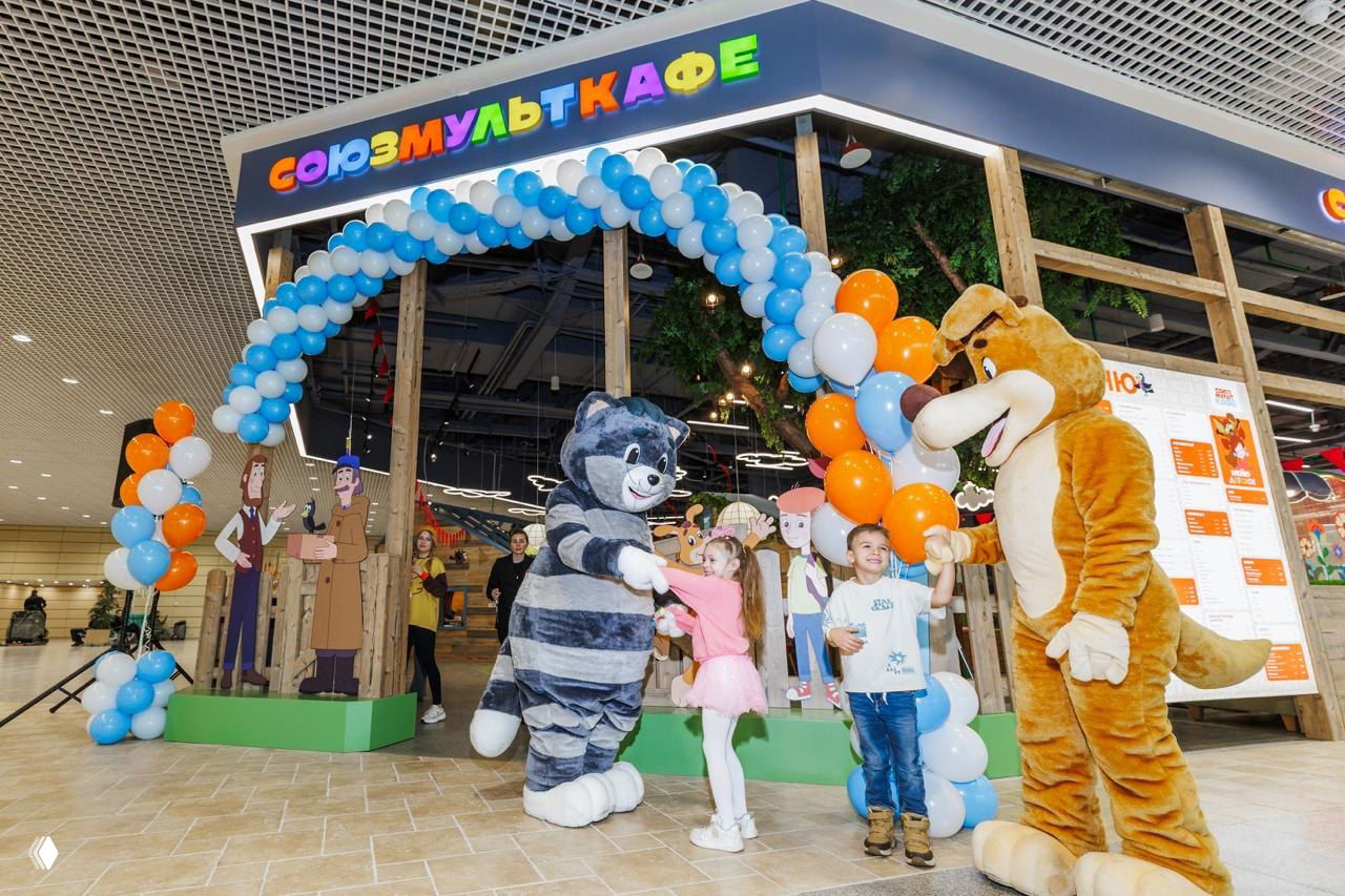 Семейное кафе «Союзмультфильм» в аэропорту Домодедово