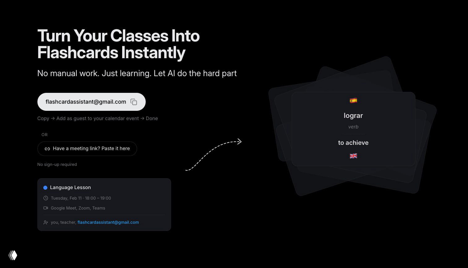 Сервис превращает занятия в флеш‑карты (бета)