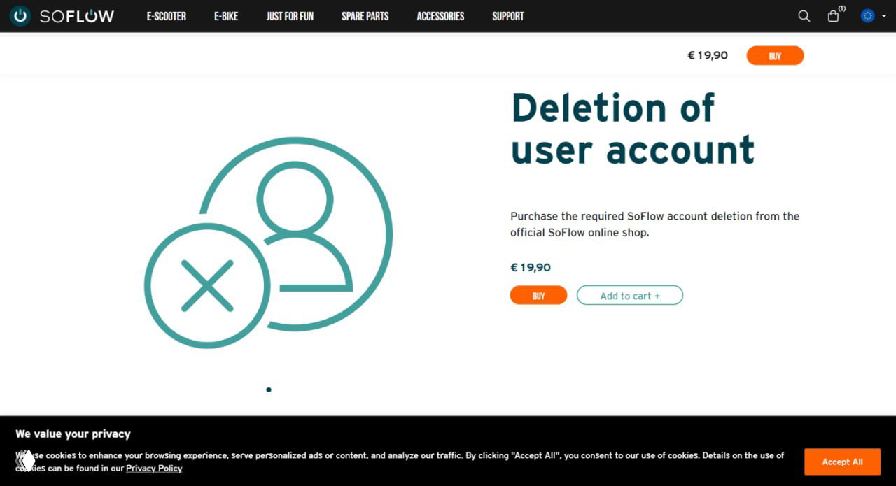 Киберпанк 2024: платное удаление аккаунта