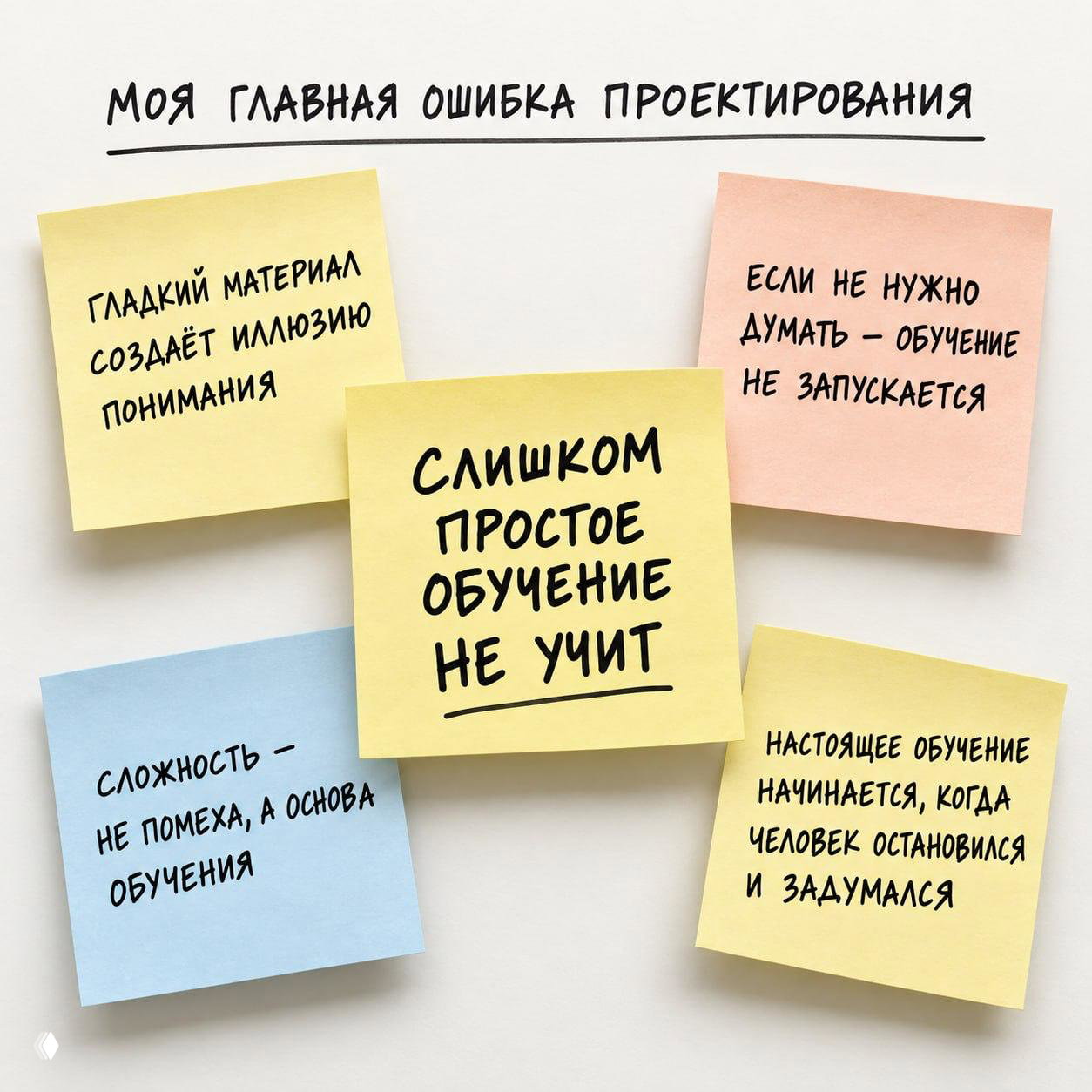 Моя главная ошибка проектирования