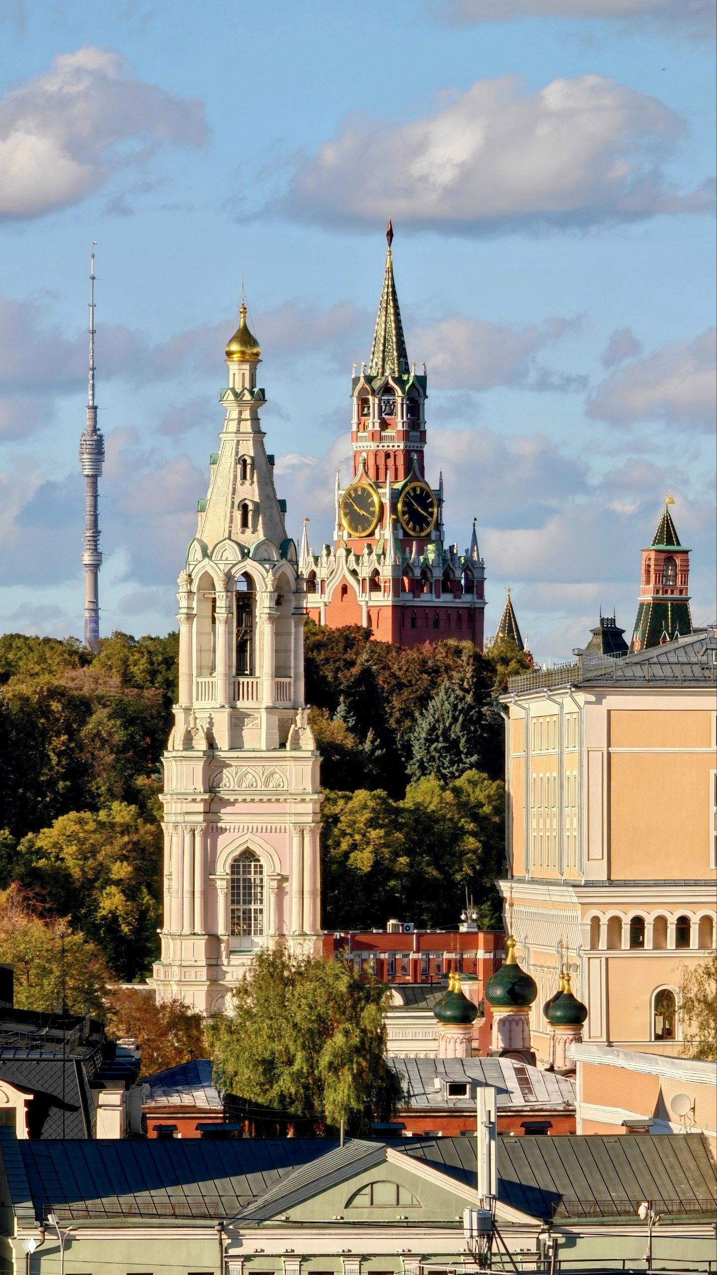 Найти необычный вид на центр Москвы