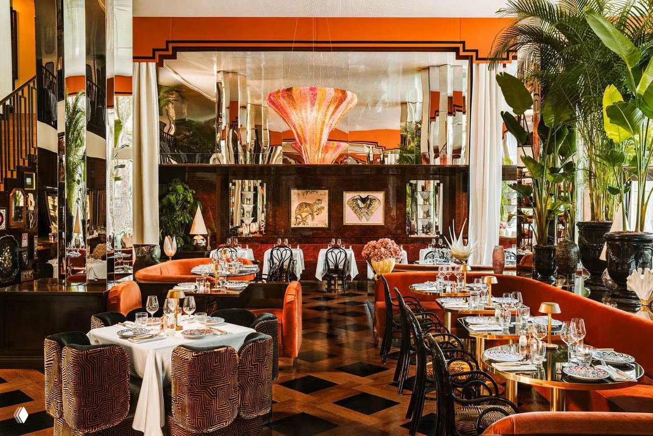 Gloria Osteria в Барселоне: интерьер в духе 1970‑х