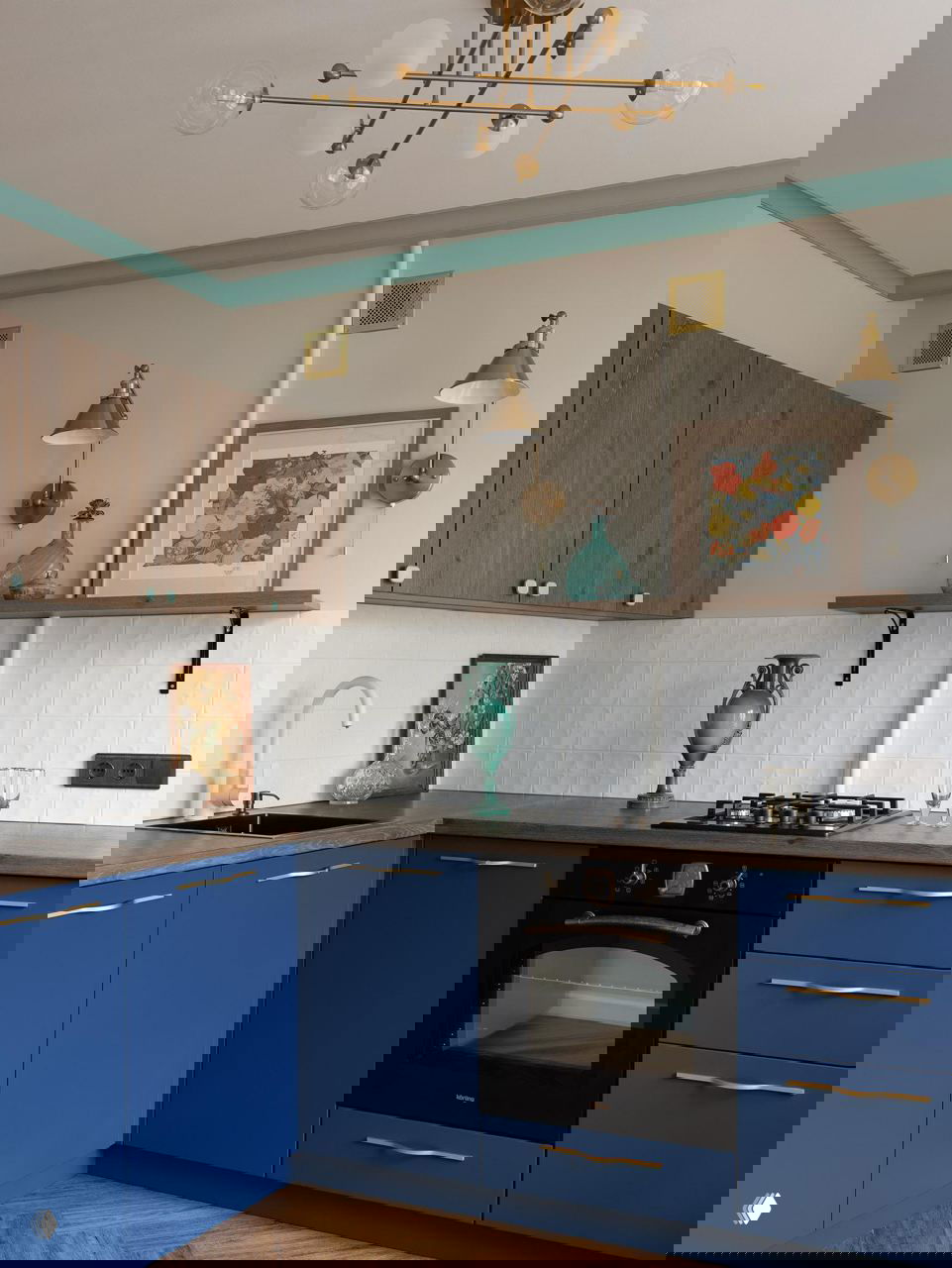 Винтаж и цвет: квартира 49 м² в Санкт-Петербурге