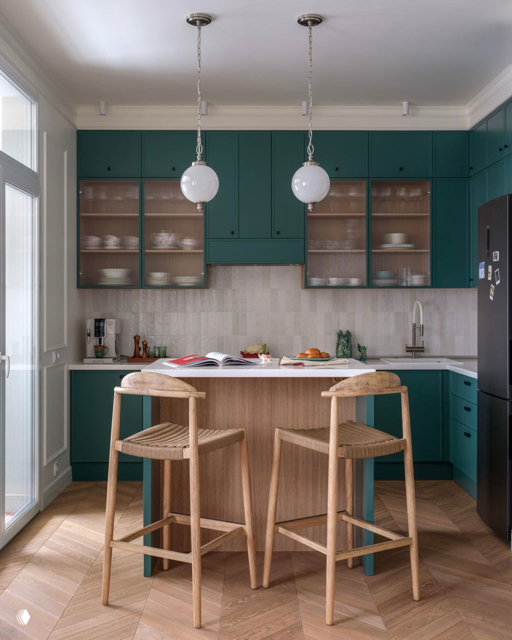 Маленький остров на кухне: 60+ фото и идей