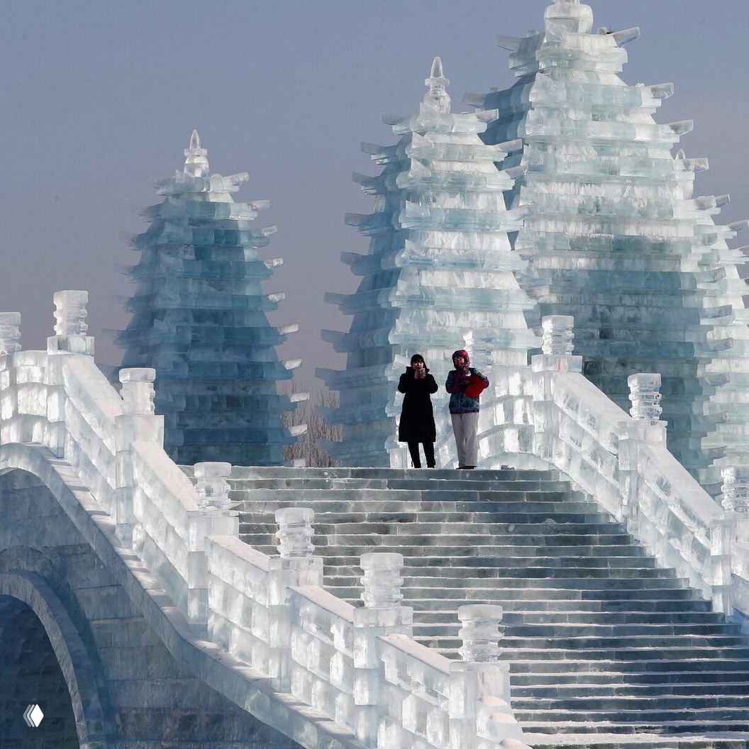 Самые красивые города на Новый год и Рождество: Харбин