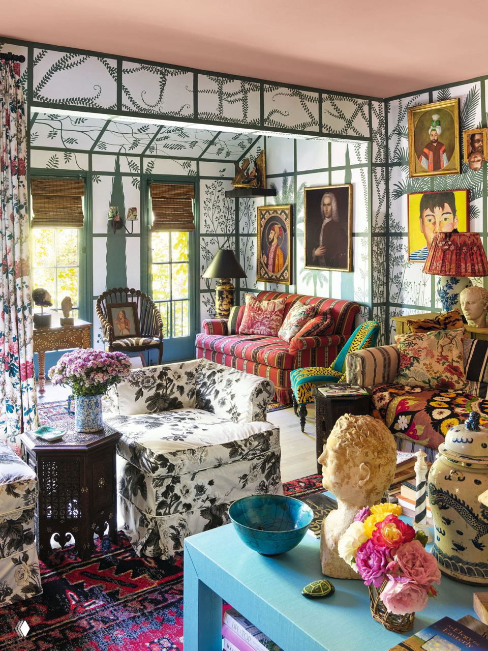 Яркий дом модельера в Лос-Анджелесе