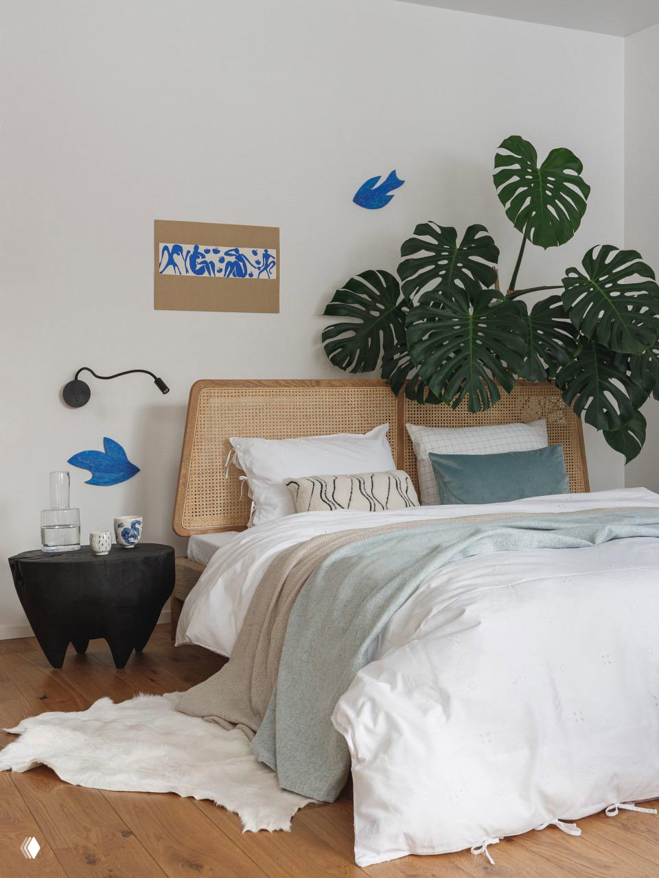 Плетеные изголовья для спальни