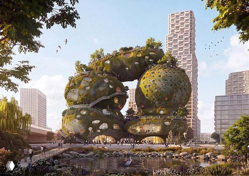 MVRDV победило в конкурсе Shift Landmark в Роттердаме