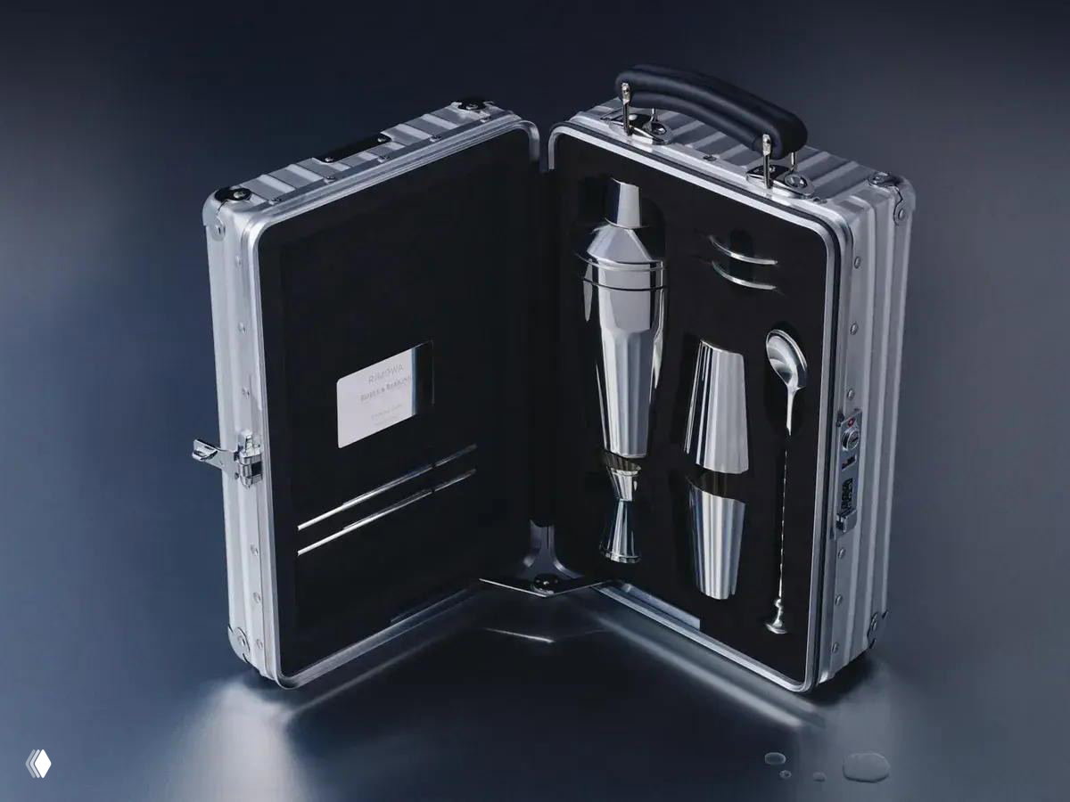 Rimowa: лимитированный серебряный коктейльный сет