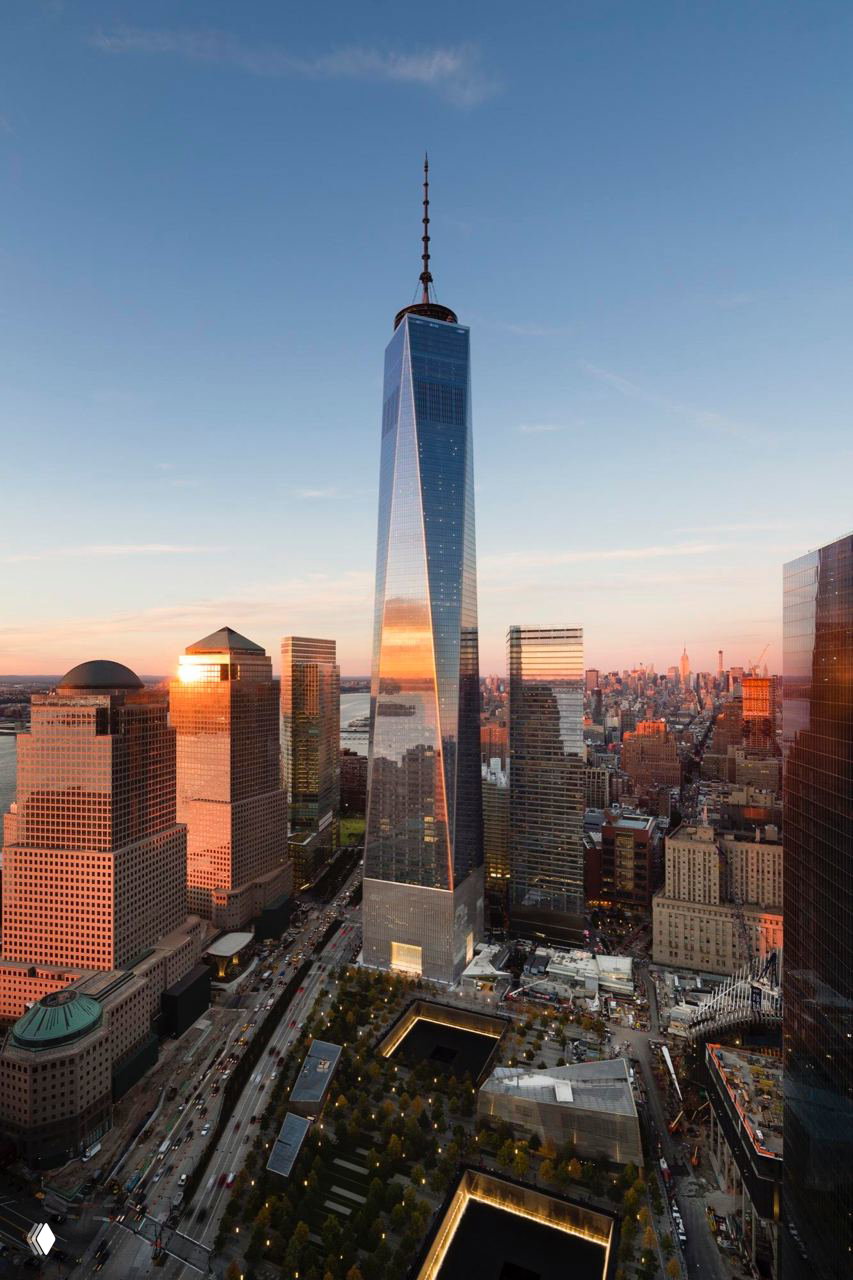 One World Trade Center: холл и архитектура