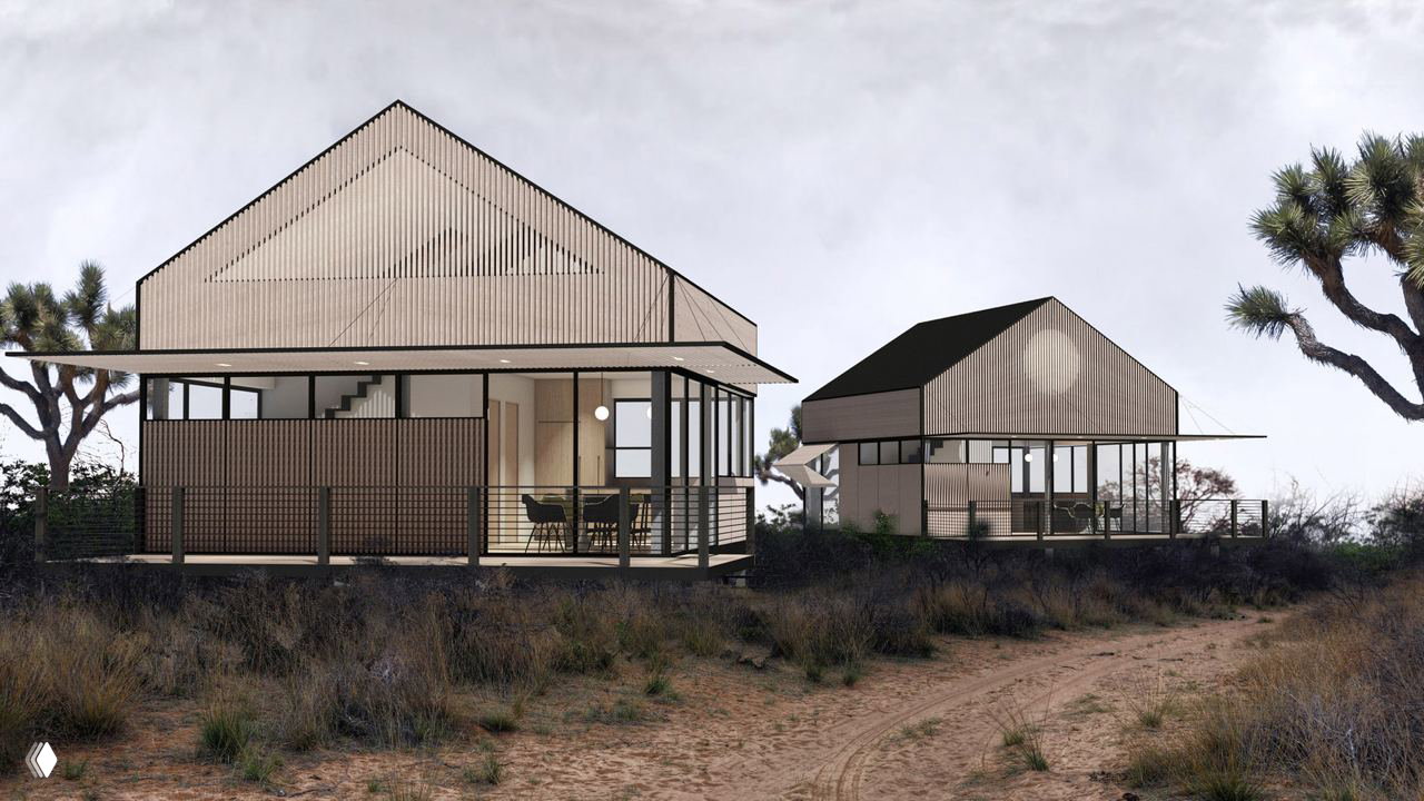 Серия префабов YB1 Ива Беара для Plant Prefab