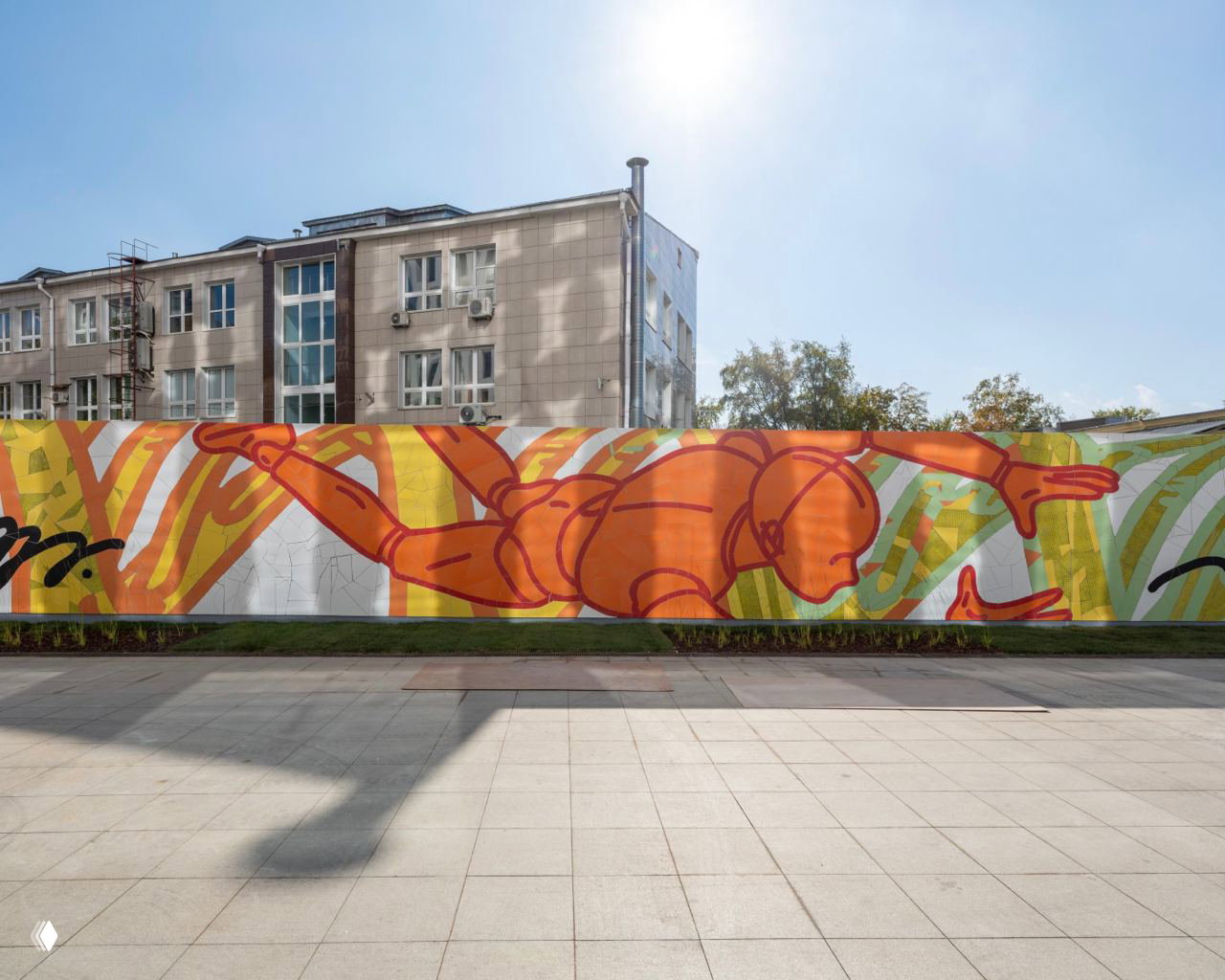 Мозаичное панно «Время, вперед!» в Stone Савеловская