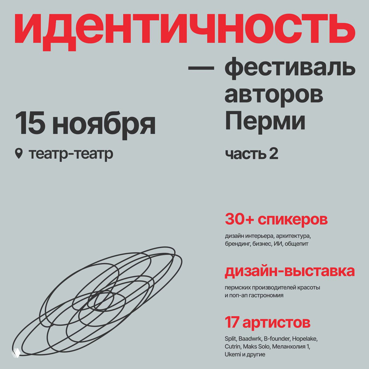 «Идентичность», вторая глава фестиваля авторов Перми