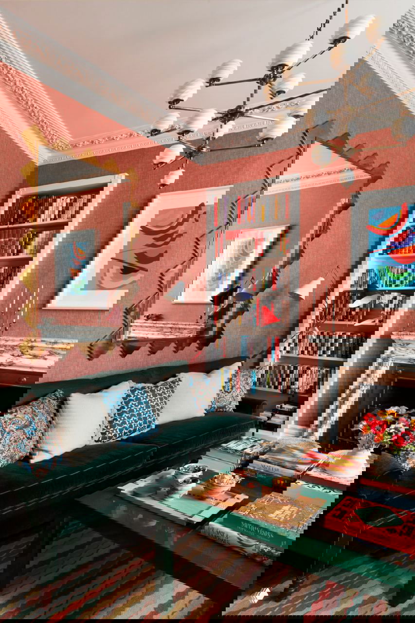 Яркая квартира на первом этаже в Лондоне