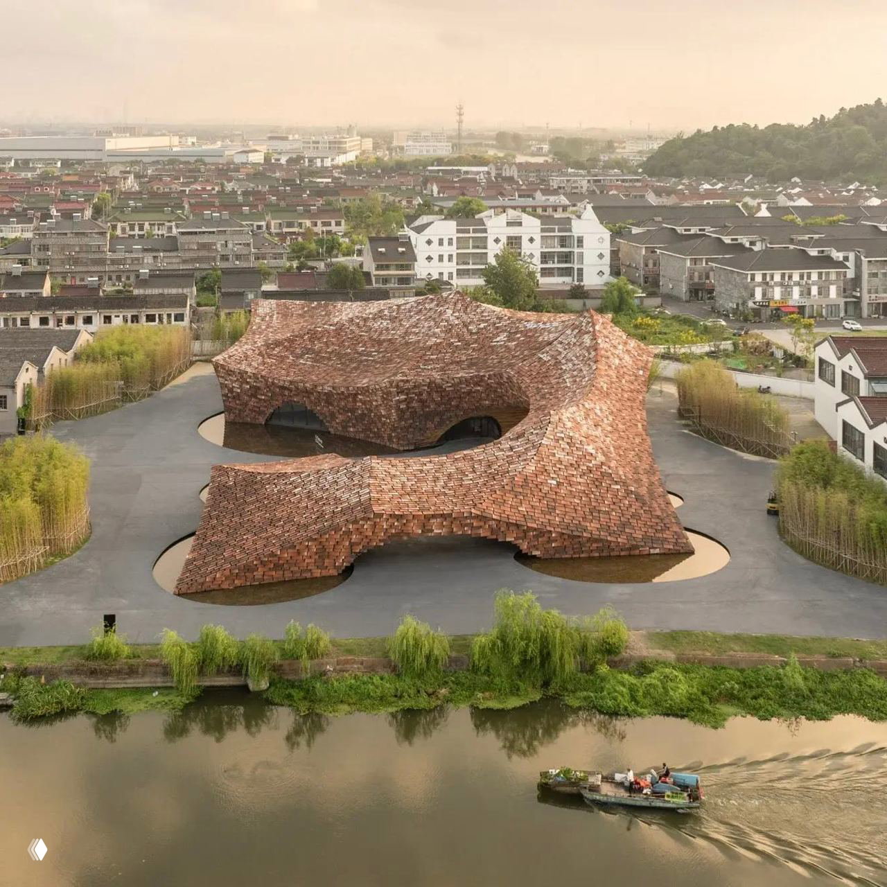 Музей глины в Исине от Kengo Kuma